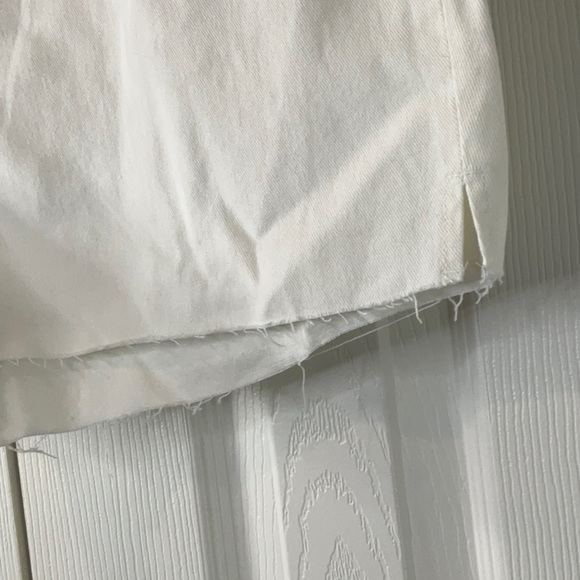 Ava & Viv - Women's High Rise Midi Shorts - White Various Sizes - Picture 7 of 11